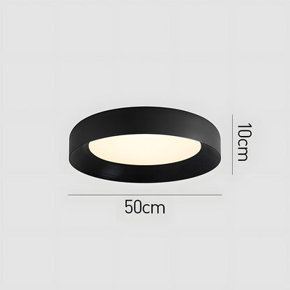 Nowoczesna Okrągła Lampa Sufitowa LED – 25/40/50 cm z Miękkim Dyfuzorem Akrylowym