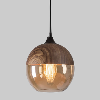 Drewniana Lampa Wisząca – Naturalna, Elegancka i Stylowa
