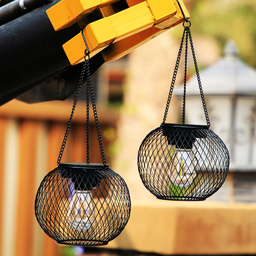 Solarna Lampa Zewnętrzna – Okrągła lub Owalna z Ciepłym Białym Światłem LED