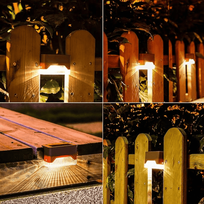 Sola – Komplet 4 Solarnych Lamp Zewnętrznych z Automatycznym Czujnikiem i Wodoodpornością IP65