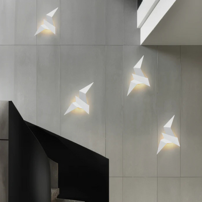 Lampa Ścienna Origami z Japońskim Designem