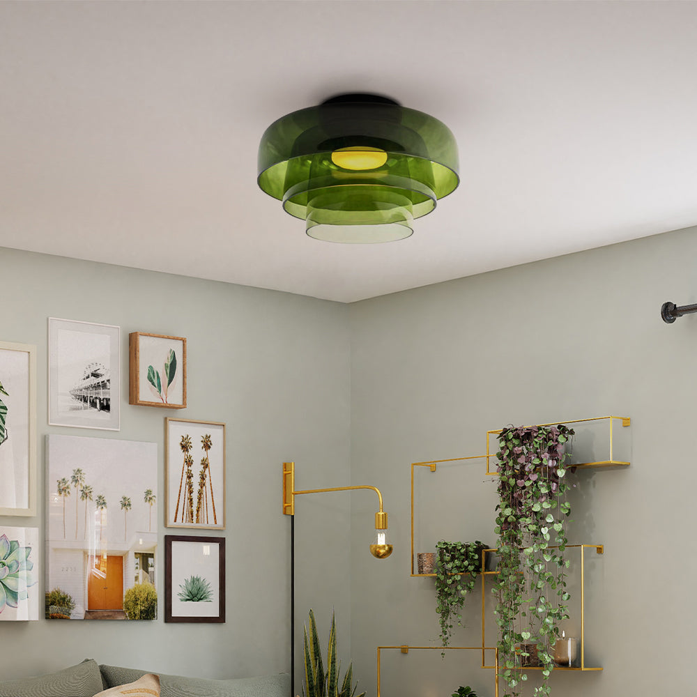 Nowoczesna, designerska lampa sufitowa ze szkła – stylowy akcent do każdego wnętrza