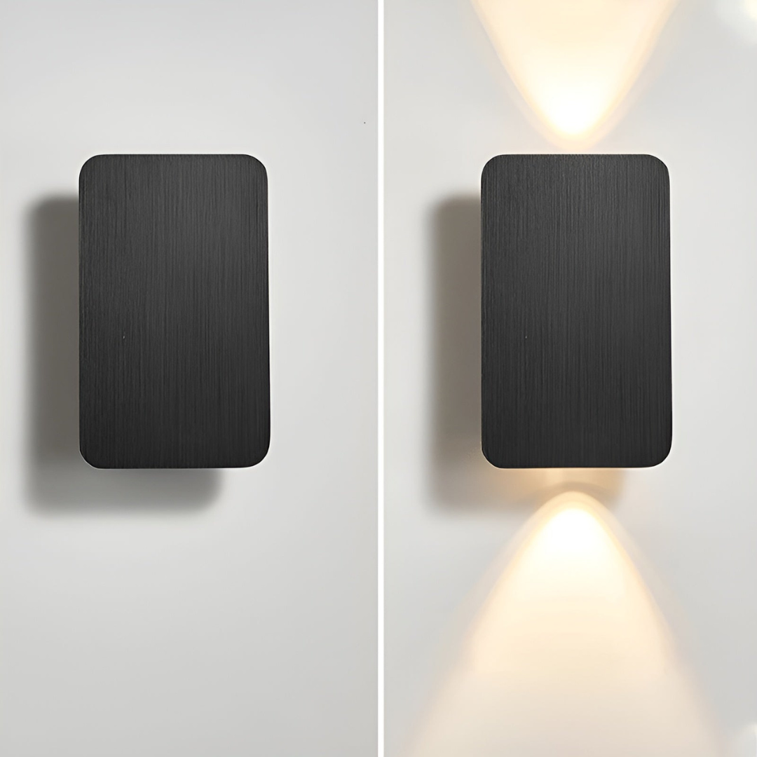 Minimalistyczna lampa ścienna LED do nowoczesnej atmosfery