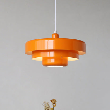 Round Stylish Iron Pendant Light – Elegant Industrial Design for Home and Kitchen