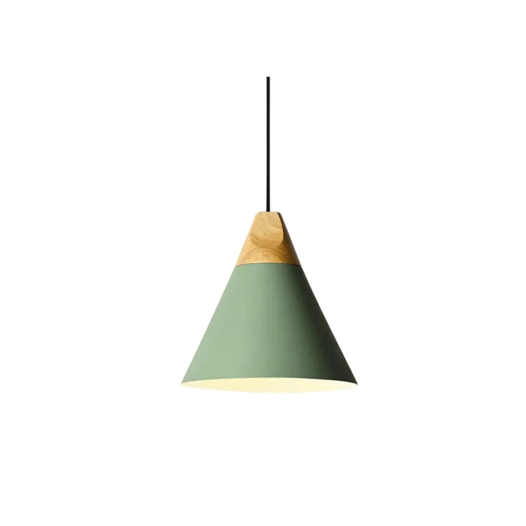 Ovia – Skandynawska Lampa Wisząca z Drewna i Aluminium, minimalistyczny design