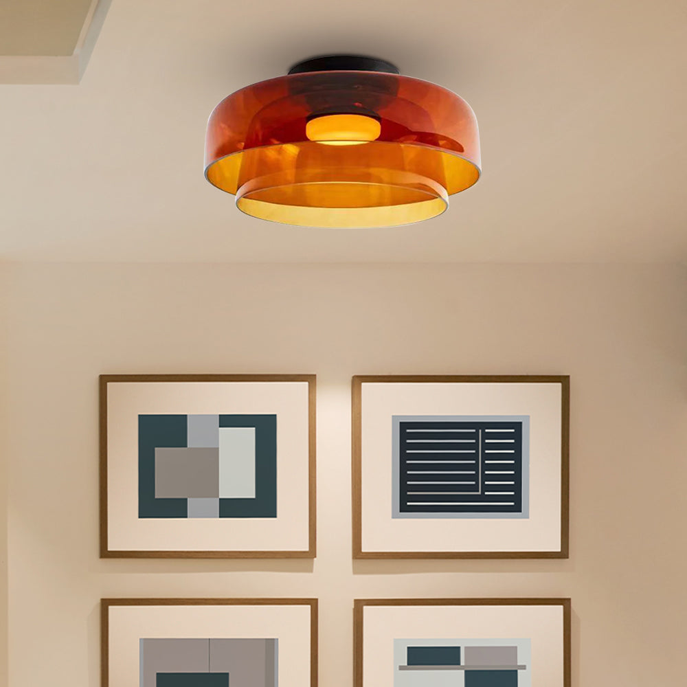 Nowoczesna, designerska lampa sufitowa ze szkła – stylowy akcent do każdego wnętrza