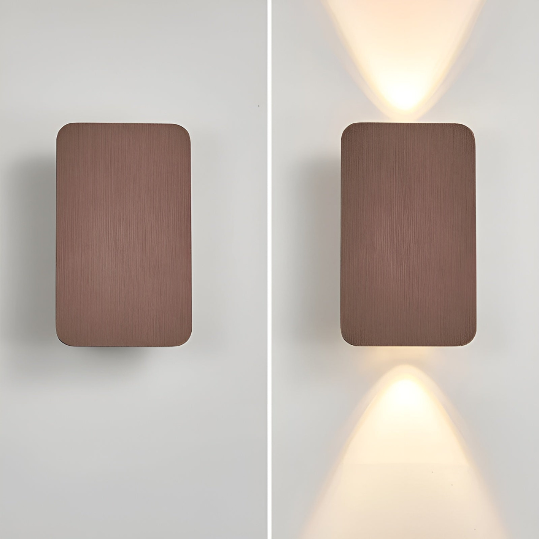 Minimalistyczna lampa ścienna LED do nowoczesnej atmosfery