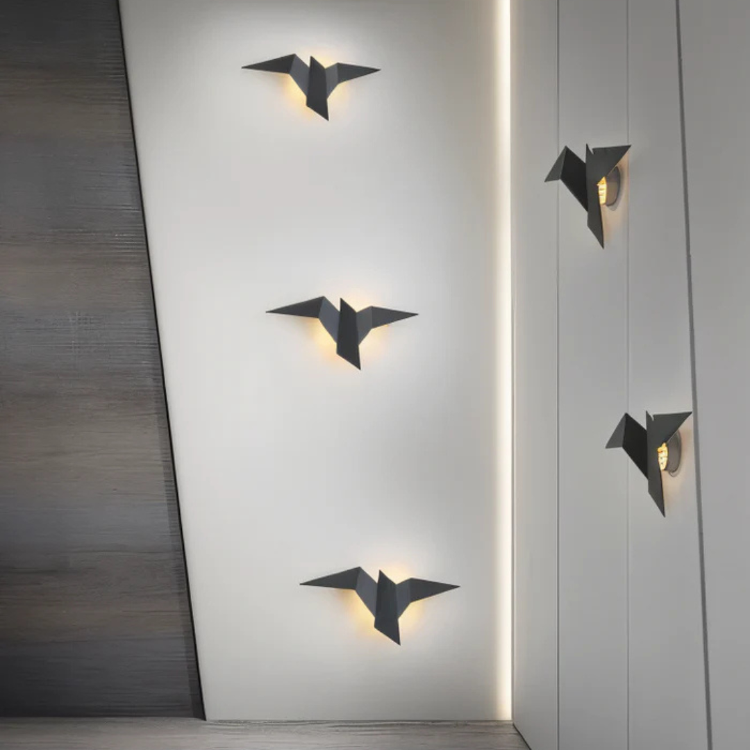 Lampa Ścienna Origami z Japońskim Designem
