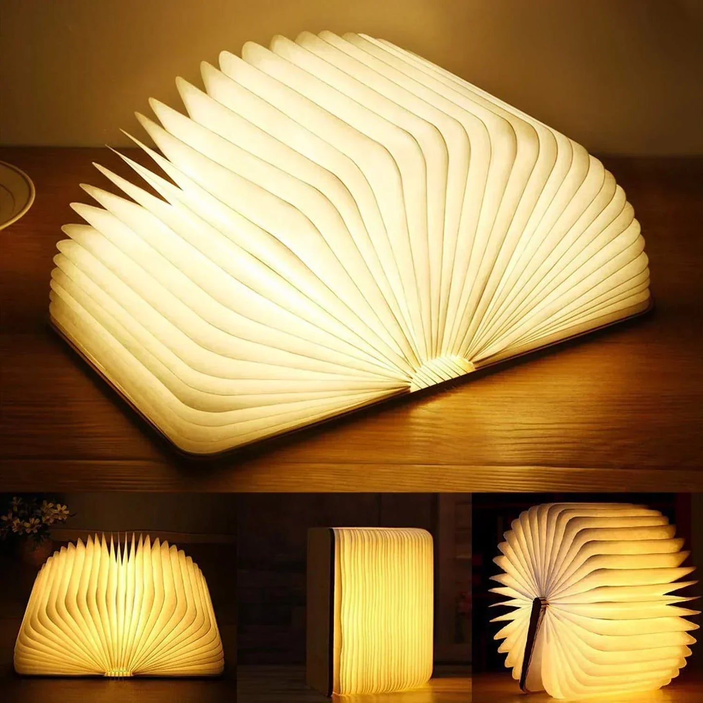 Booky – Elegant LED Table Lamp with Built-in Battery, Shaped Like a Book