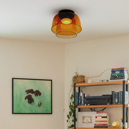 Nowoczesna, designerska lampa sufitowa ze szkła – stylowy akcent do każdego wnętrza
