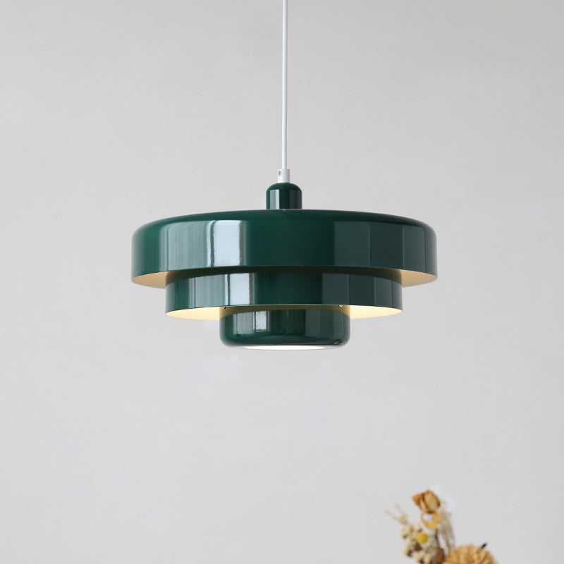 Round Stylish Iron Pendant Light – Elegant Industrial Design for Home and Kitchen