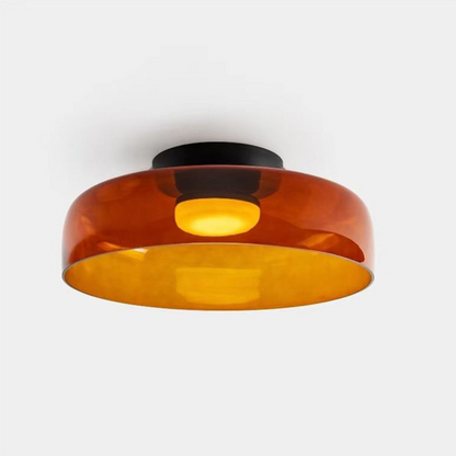 Nowoczesna, designerska lampa sufitowa ze szkła – stylowy akcent do każdego wnętrza