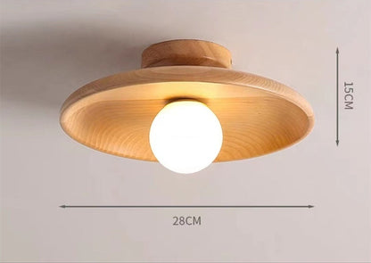 Tiko – Ponadczasowa Lampa Sufitowa Japandi do Wnętrz i na Zewnątrz