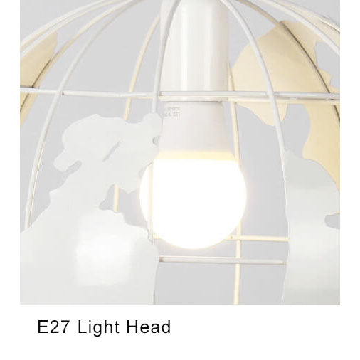 Industrialna lampa wisząca World – czarna lub biała – oprawka E26