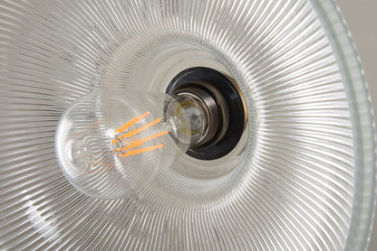 Nowoczesna Szklana Lampa Wisząca – Bursztynowa lub Przezroczysta z Regulowanym Kablem