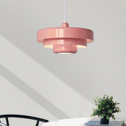 Round Stylish Iron Pendant Light – Elegant Industrial Design for Home and Kitchen