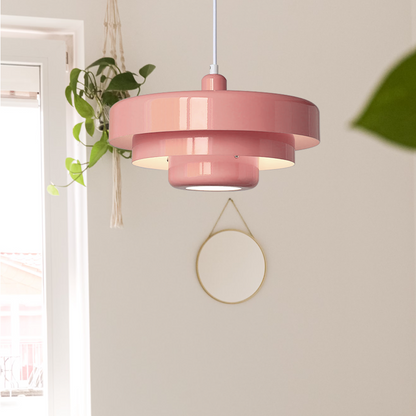 Round Stylish Iron Pendant Light – Elegant Industrial Design for Home and Kitchen