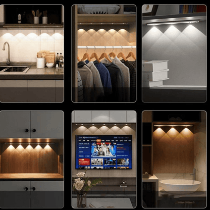 Inteligentna Lampa LED Bezprzewodowa z Czujnikiem Ruchu i Magnetycznym Mocowaniem