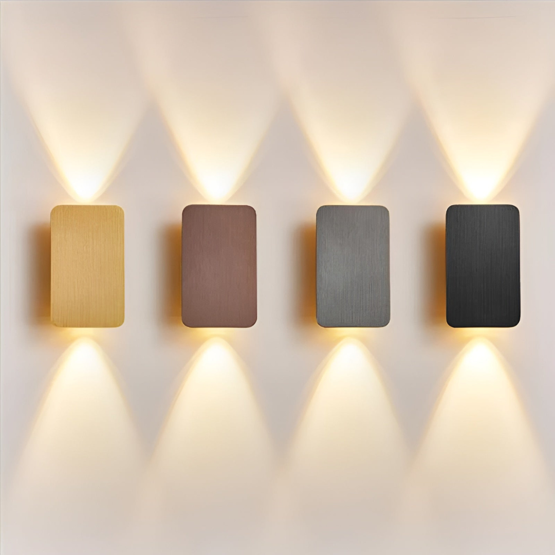 Minimalistyczna lampa ścienna LED do nowoczesnej atmosfery
