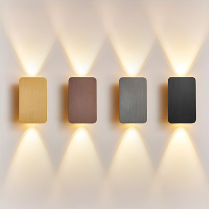 Minimalistyczna lampa ścienna LED do nowoczesnej atmosfery