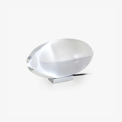 Elegancka lampa stołowa z kryształową soczewką – nastrojowy klimat światła i różnorodne tryby LED