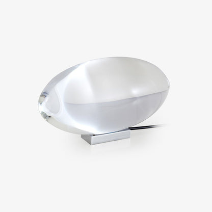 Elegancka lampa stołowa z kryształową soczewką – nastrojowy klimat światła i różnorodne tryby LED