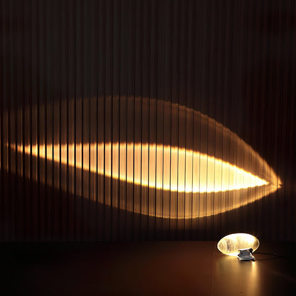Elegancka lampa stołowa z kryształową soczewką – nastrojowy klimat światła i różnorodne tryby LED