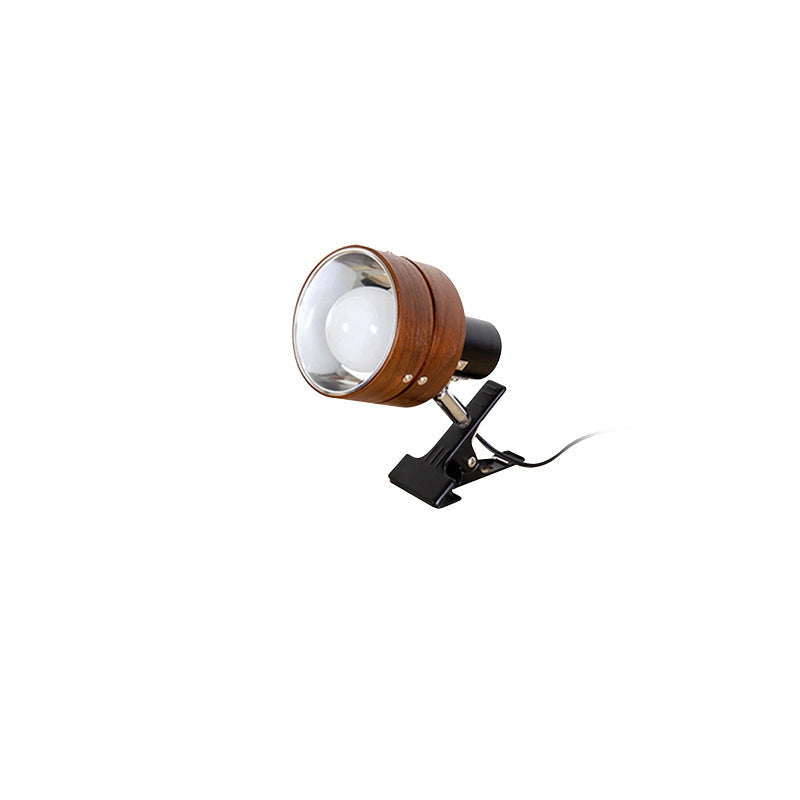 Japanese wooden wall lamp with iron and acrylic – natural or walnut finish