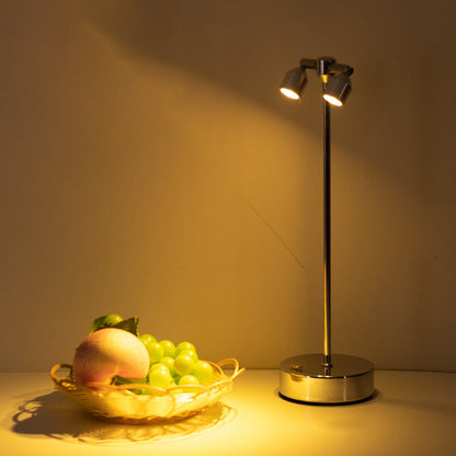 Stylowa minimalistyczna lampa stołowa LED z żelaza – dostępna w wariantach 1, 2 lub 4 punktów świetlnych