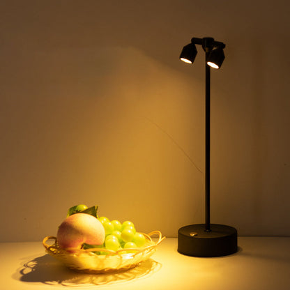 Stylowa minimalistyczna lampa stołowa LED z żelaza – dostępna w wariantach 1, 2 lub 4 punktów świetlnych