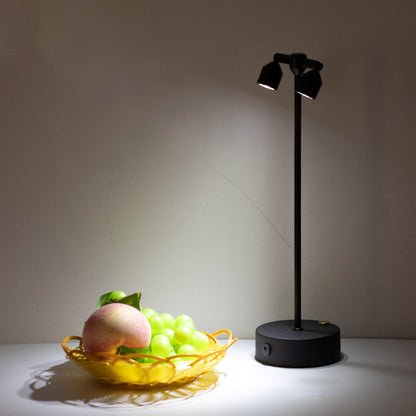 Stylowa minimalistyczna lampa stołowa LED z żelaza – dostępna w wariantach 1, 2 lub 4 punktów świetlnych