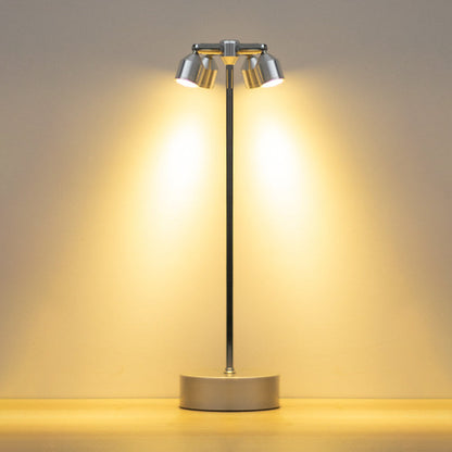 Stylowa minimalistyczna lampa stołowa LED z żelaza – dostępna w wariantach 1, 2 lub 4 punktów świetlnych