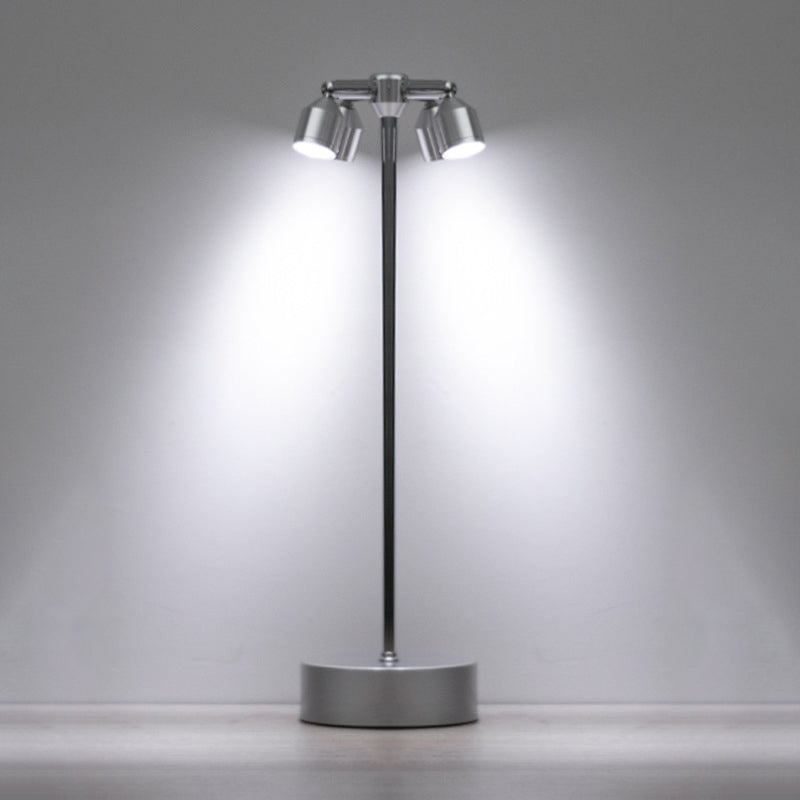 Stylowa minimalistyczna lampa stołowa LED z żelaza – dostępna w wariantach 1, 2 lub 4 punktów świetlnych