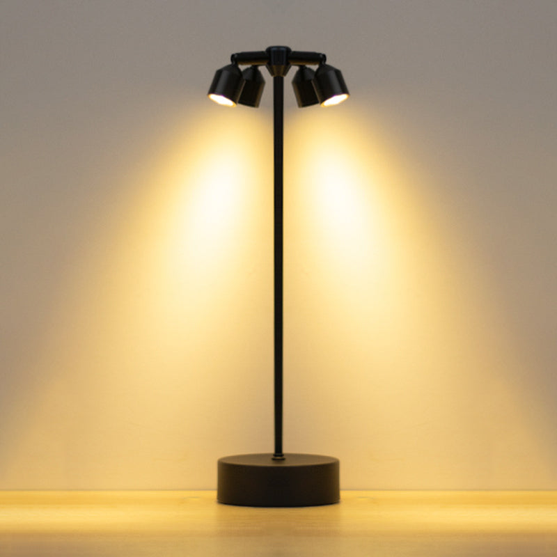 Stylowa minimalistyczna lampa stołowa LED z żelaza – dostępna w wariantach 1, 2 lub 4 punktów świetlnych
