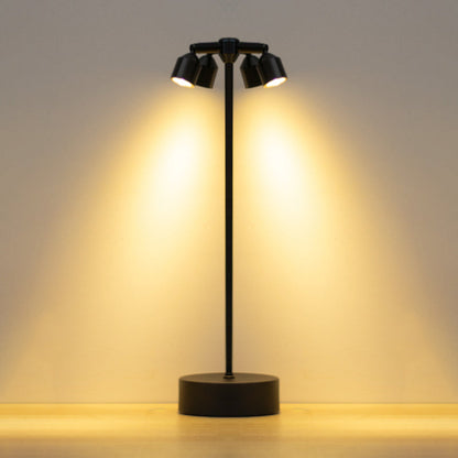 Stylowa minimalistyczna lampa stołowa LED z żelaza – dostępna w wariantach 1, 2 lub 4 punktów świetlnych