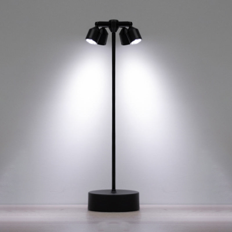 Stylowa minimalistyczna lampa stołowa LED z żelaza – dostępna w wariantach 1, 2 lub 4 punktów świetlnych