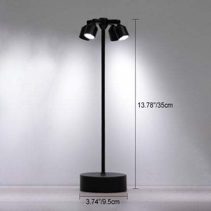 Stylowa minimalistyczna lampa stołowa LED z żelaza – dostępna w wariantach 1, 2 lub 4 punktów świetlnych