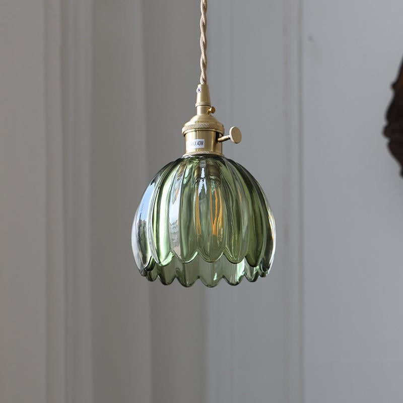 Scandinavian Glass Pendant Lamp in Various Colors