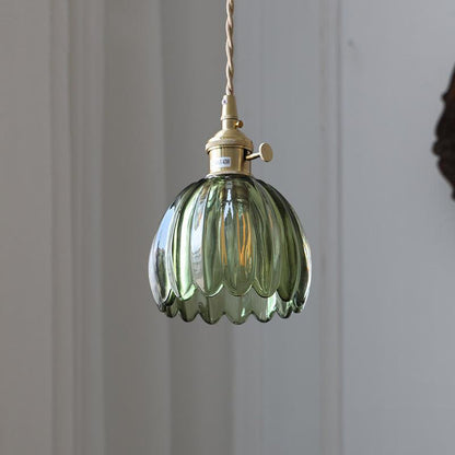 Scandinavian Glass Pendant Lamp in Various Colors