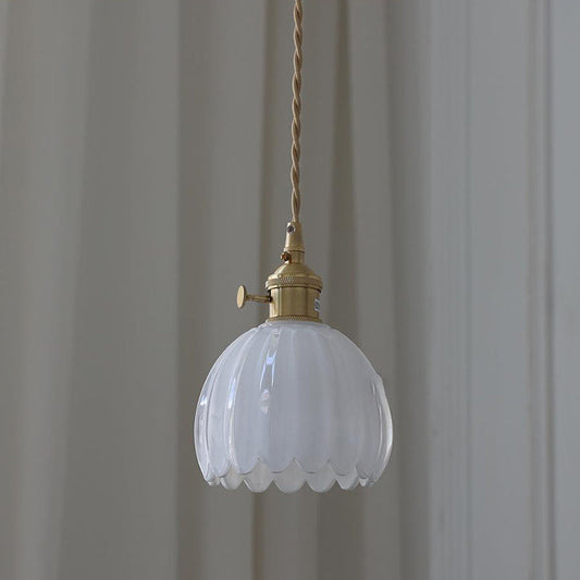 Scandinavian Glass Pendant Lamp in Various Colors