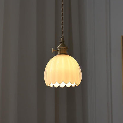 Scandinavian Glass Pendant Lamp in Various Colors