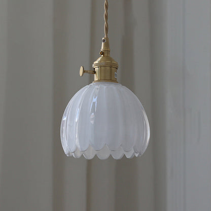 Scandinavian Glass Pendant Lamp in Various Colors