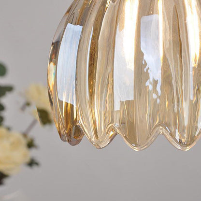Scandinavian Glass Pendant Lamp in Various Colors