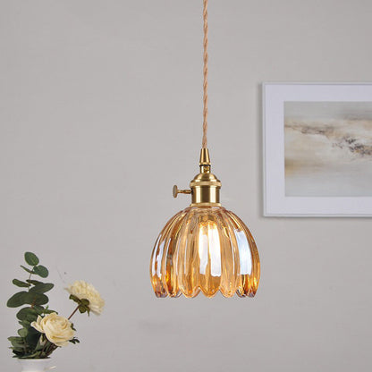 Scandinavian Glass Pendant Lamp in Various Colors