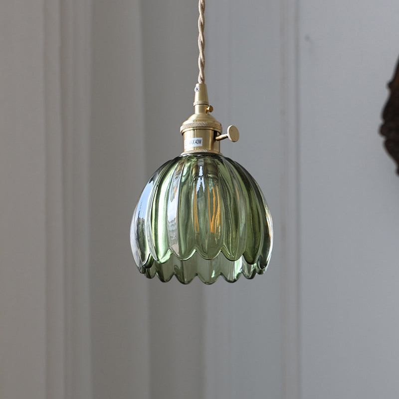 Scandinavian Glass Pendant Lamp in Various Colors
