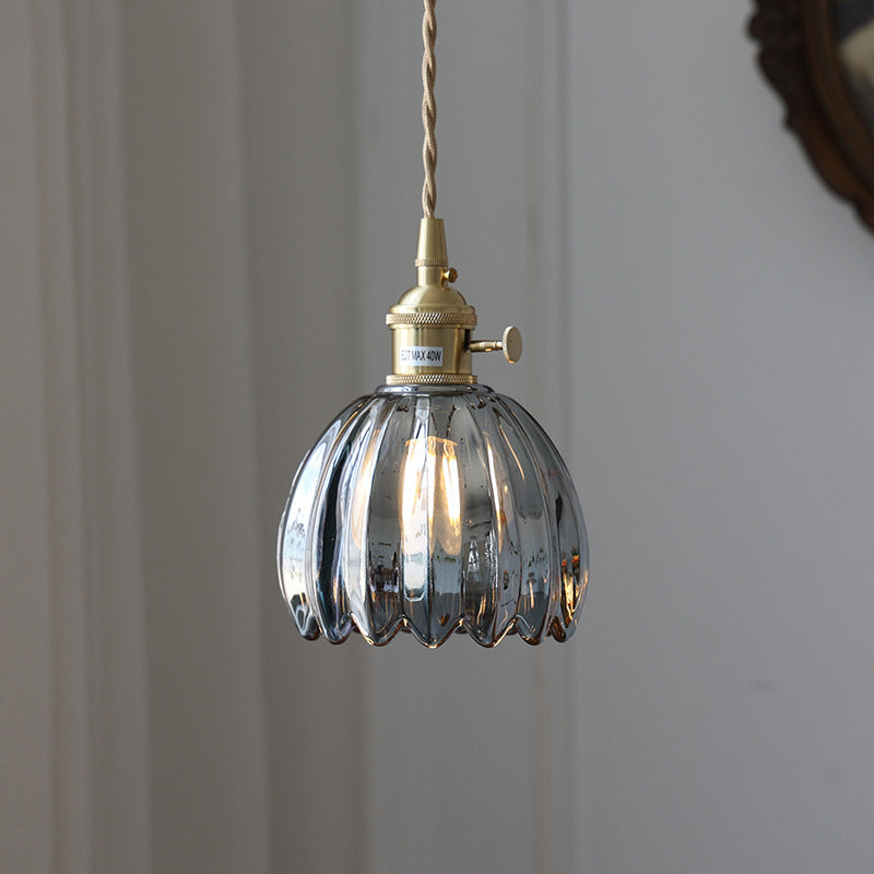 Scandinavian Glass Pendant Lamp in Various Colors