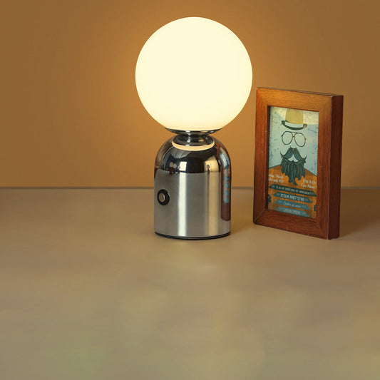 Minimalistyczna Lampa Stołowa LED – Do Wtyczki, 2 W z Akrylowym Abażurem