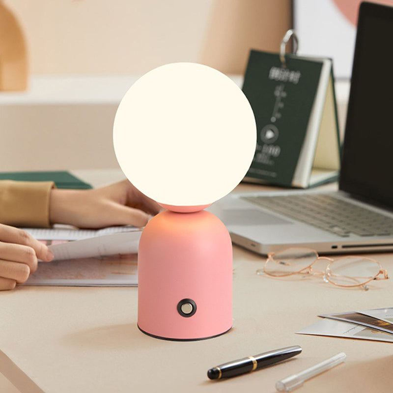Minimalistyczna Lampa Stołowa LED – Do Wtyczki, 2W z Akrylowym Abażurem