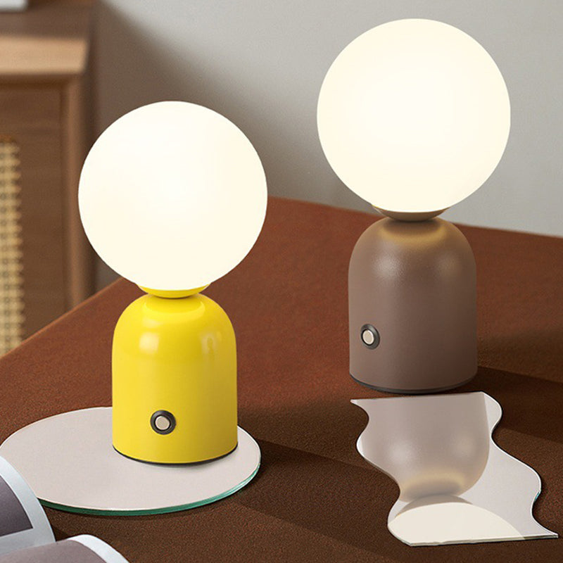 Minimalistyczna Lampa Stołowa LED – Do Wtyczki, 2W z Akrylowym Abażurem