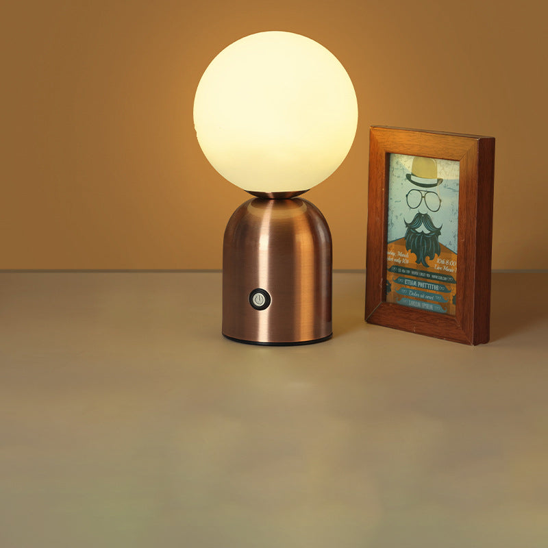 Minimalistyczna Lampa Stołowa LED – Do Wtyczki, 2W z Akrylowym Abażurem
